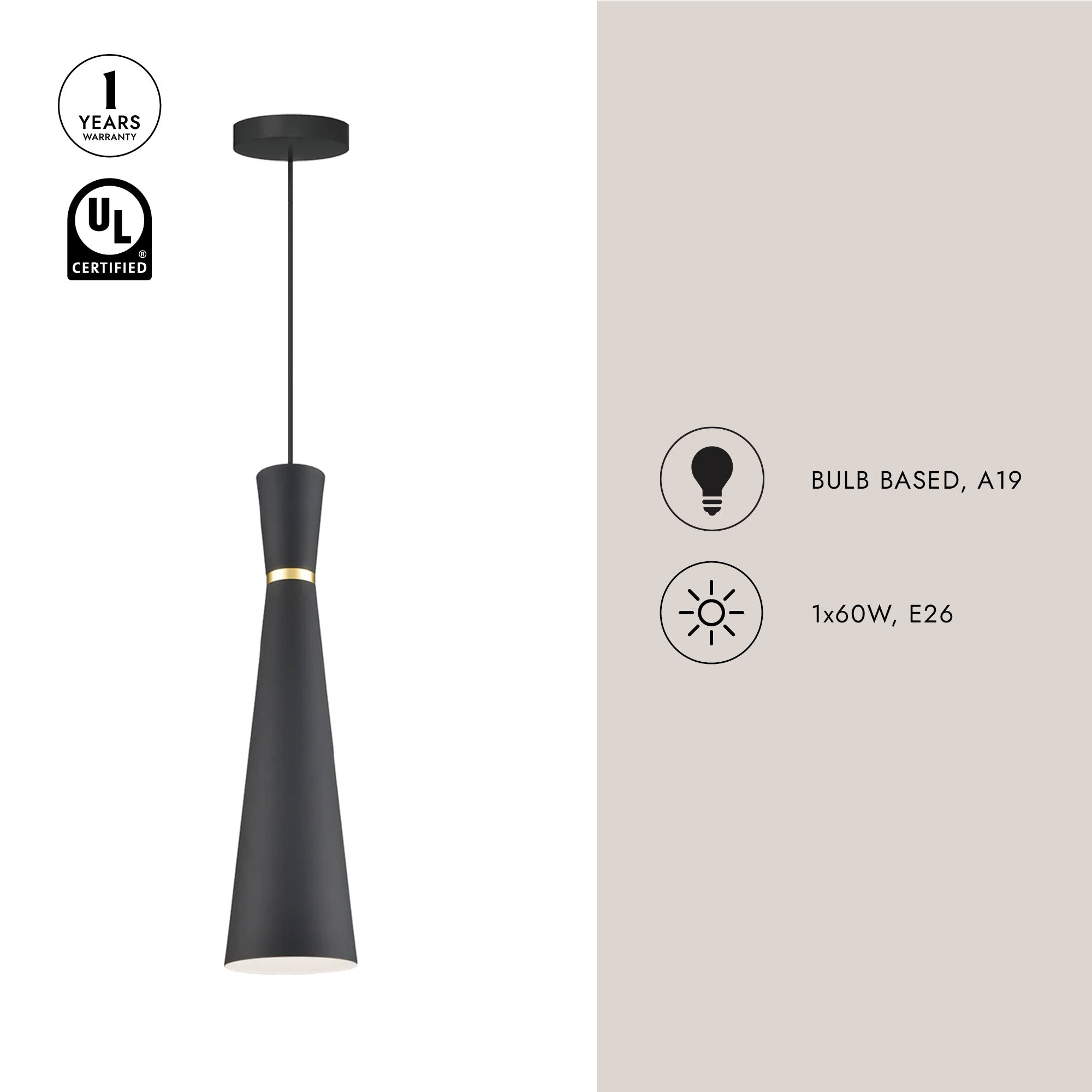 Vanderbilt 6-in Pendant