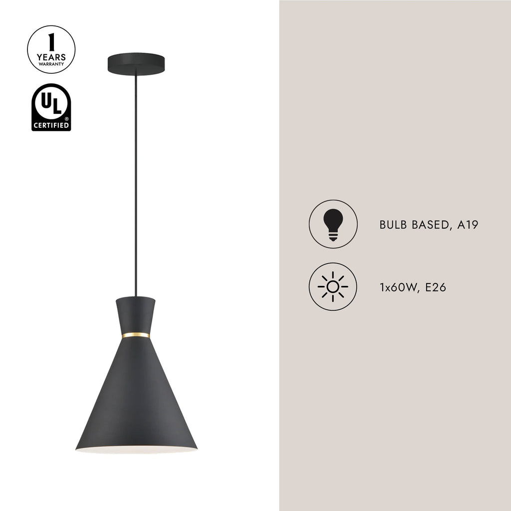 Vanderbilt 10-in Pendant