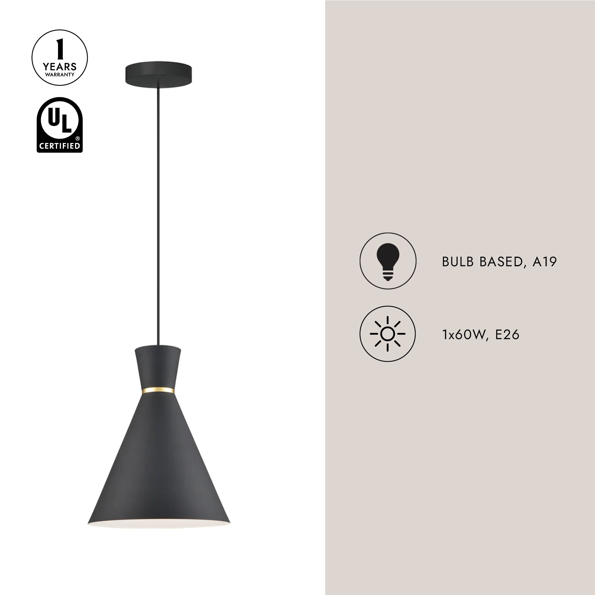 Vanderbilt 10-in Pendant