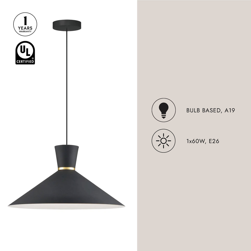 Vanderbilt 16-in Pendant