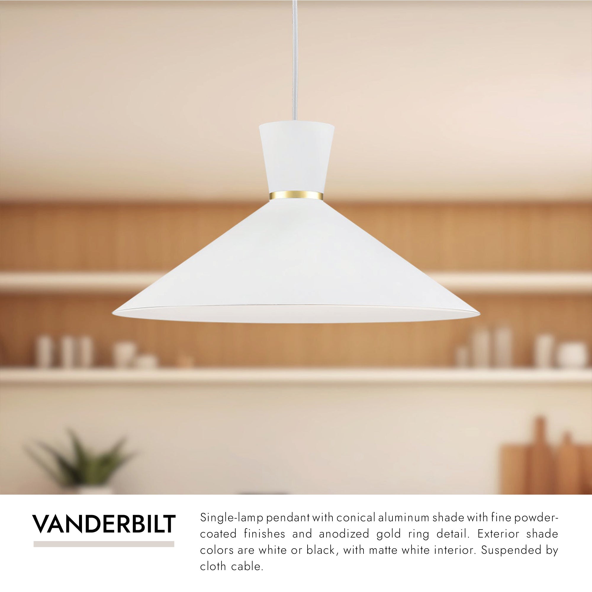 Vanderbilt 16-in Pendant