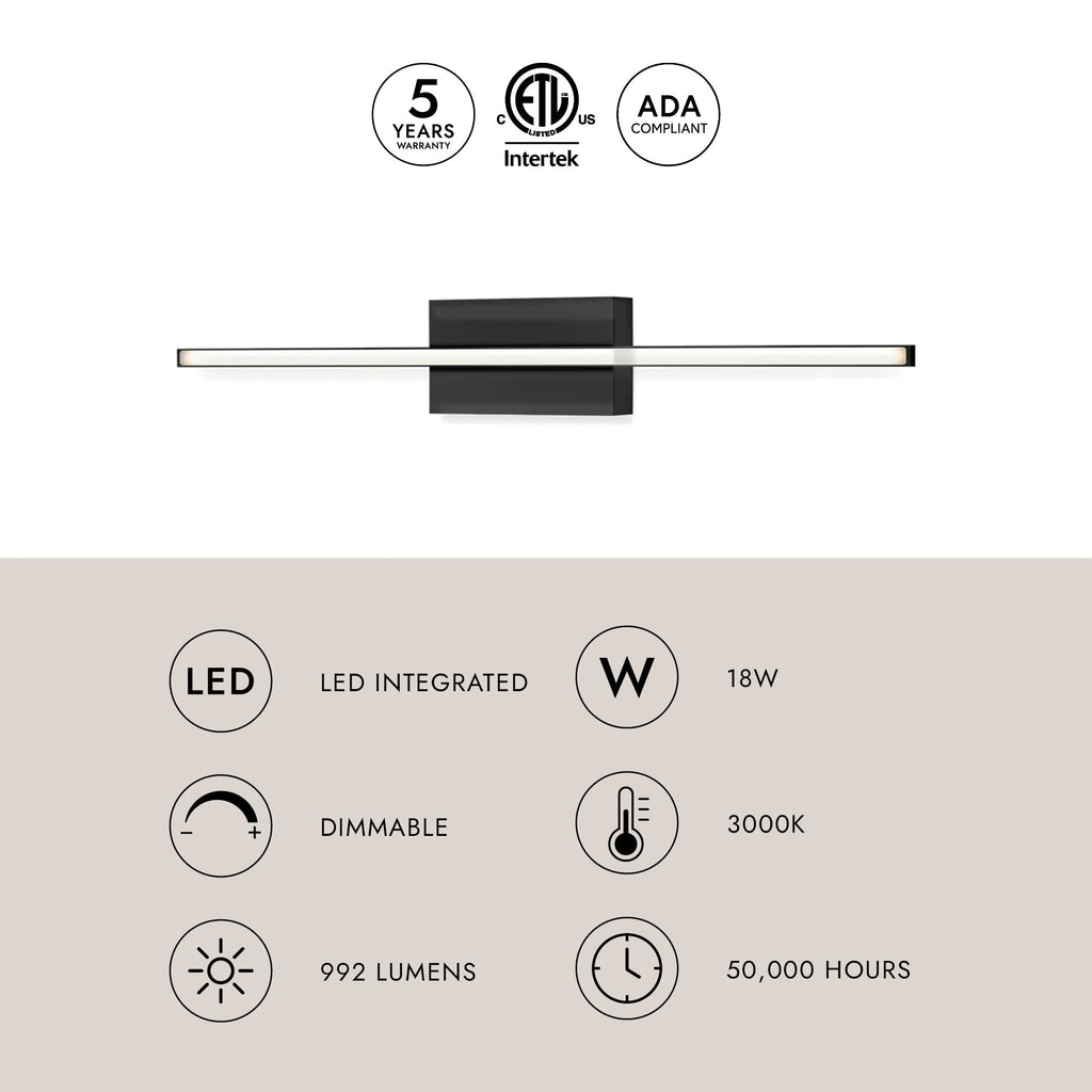 Vega Minor 24-in Wall Sconce
