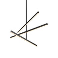 Vega 45-in Chandelier — Black [Universal Voltage]