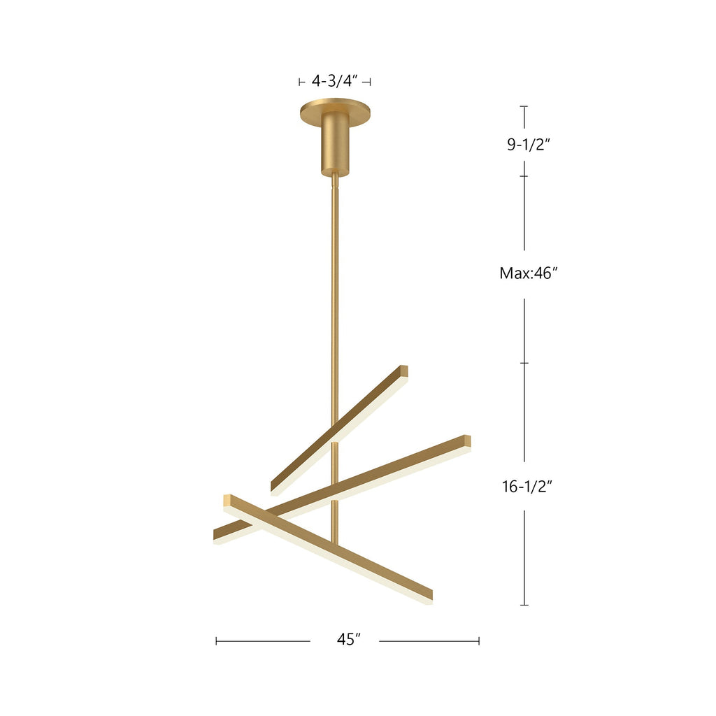 Vega 45-in Chandelier