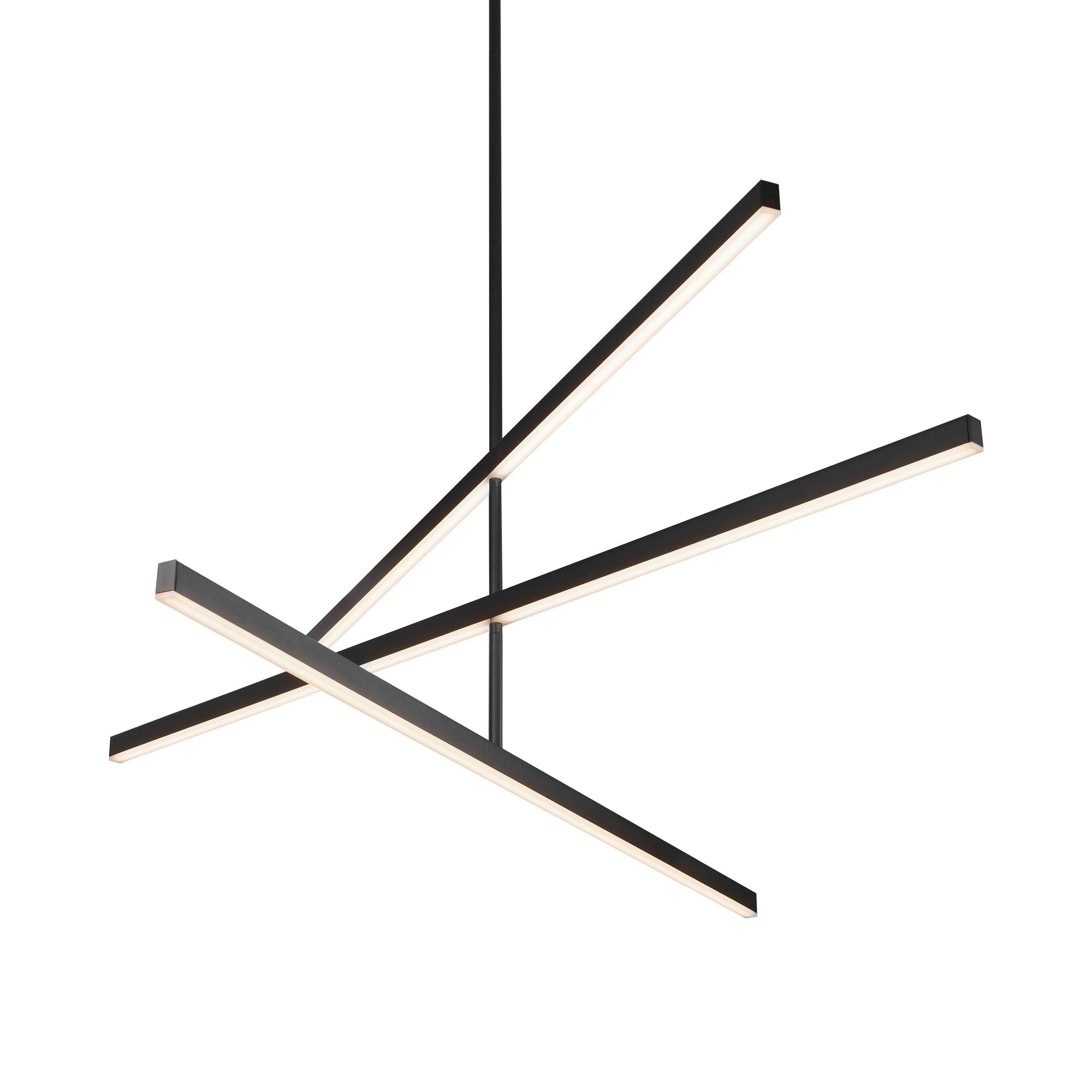 Vega 56-in Chandelier — Black [Universal Voltage]