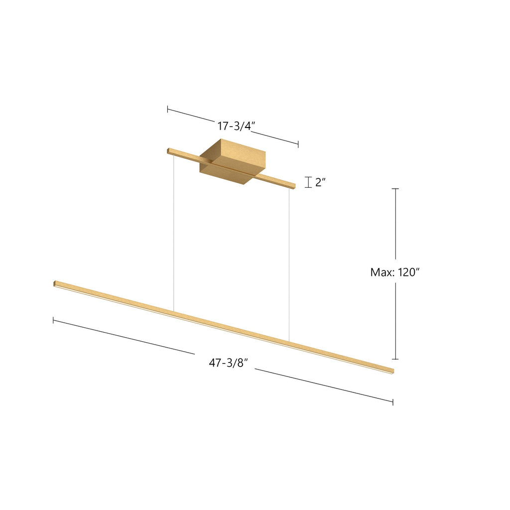 Vega Minor 48-in Linear Pendant