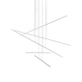 Vega Minor 5 Head Multi Pendant — Brushed Nickel [Universal Voltage and 0-10 Dimming]