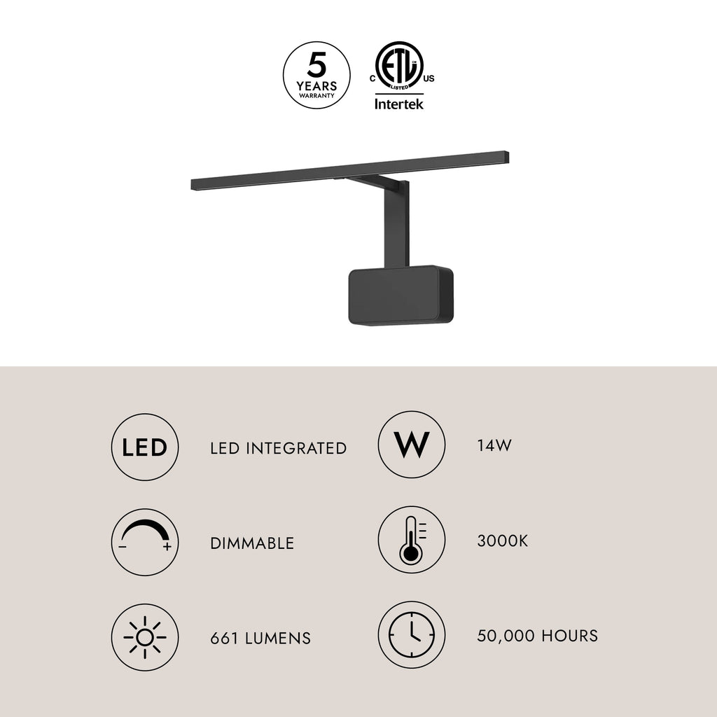 Vega Minor Picture 17-in Wall/Picture Light