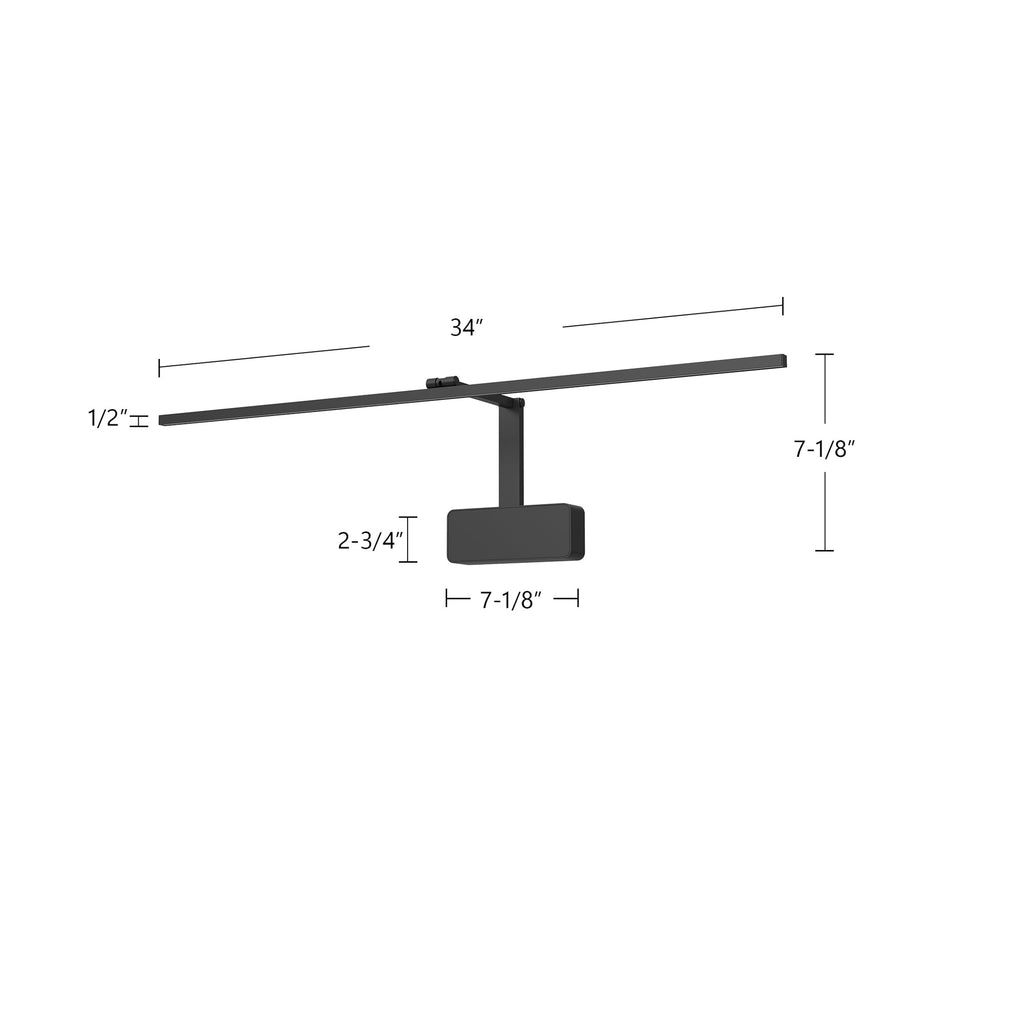 Vega Minor Picture 34-in Wall/Picture Light