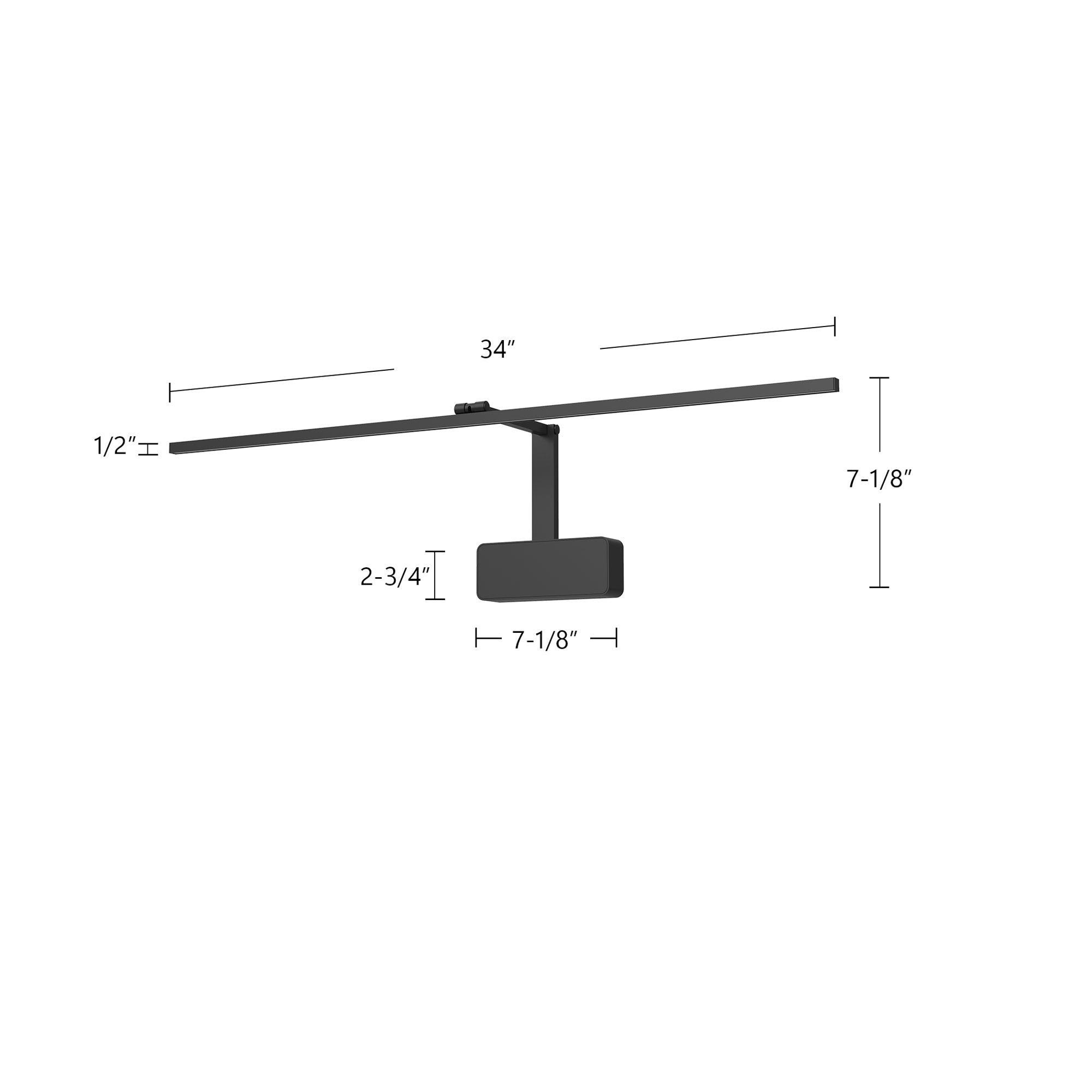 Vega Minor Picture 34-in Wall/Picture Light