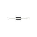 Vega Minor 24-in Wall Sconce — Black [Universal Voltage]