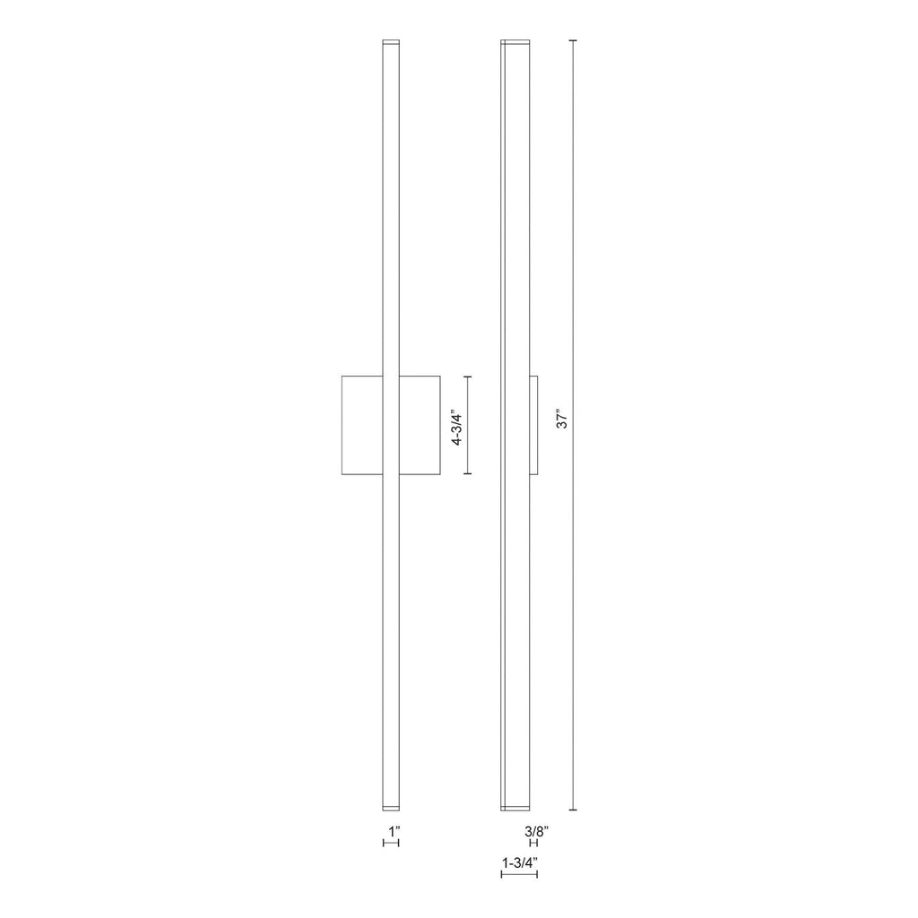 Vega 36-in Wall Sconce