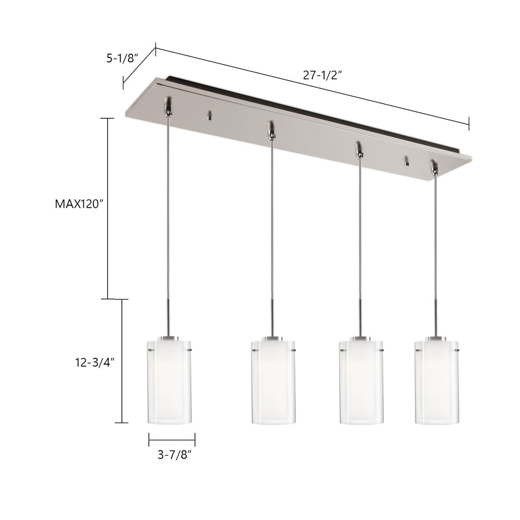 Verona 4-in 4 Head Multi Pendant