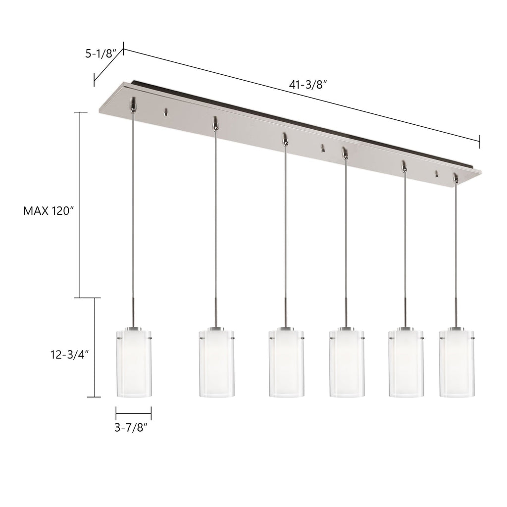Verona 4-in 6 Head Multi Pendant