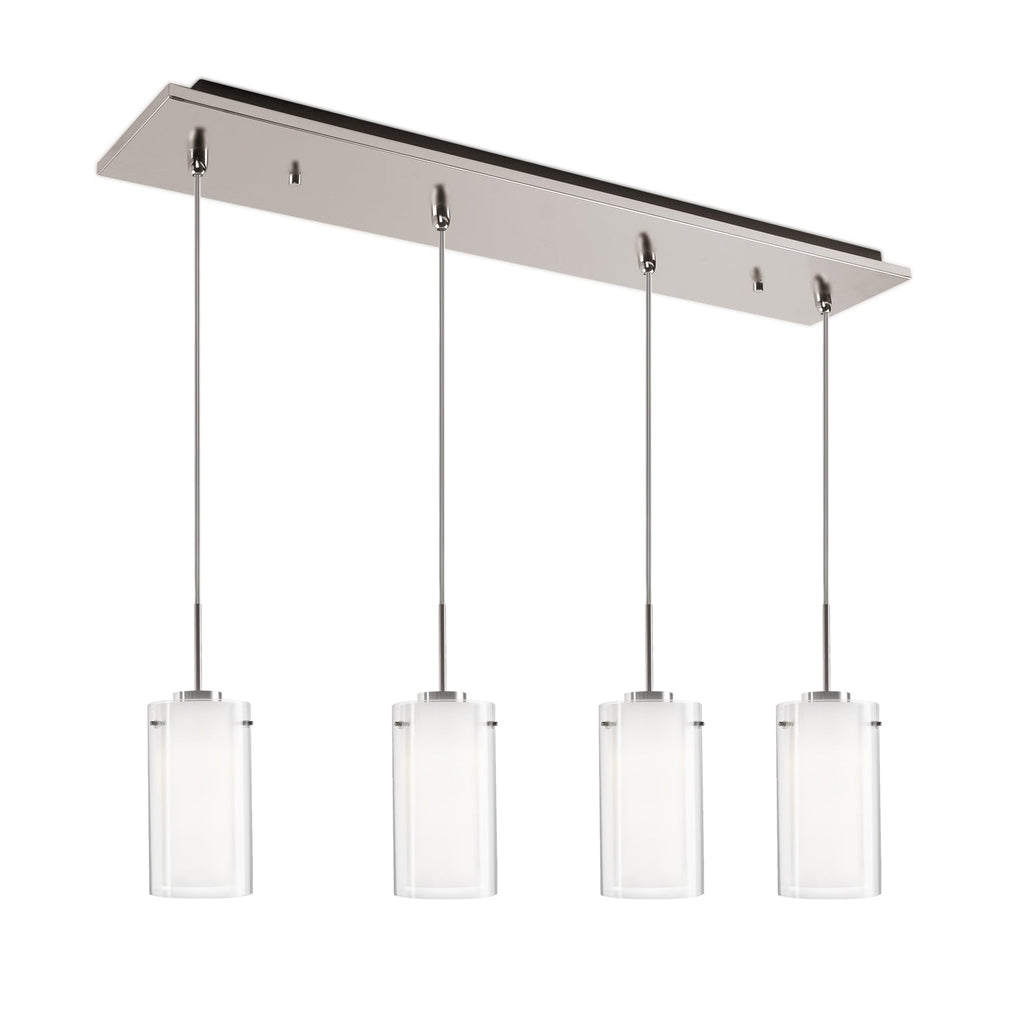 Verona 4-in 4 Head Multi Pendant — Brushed Nickel