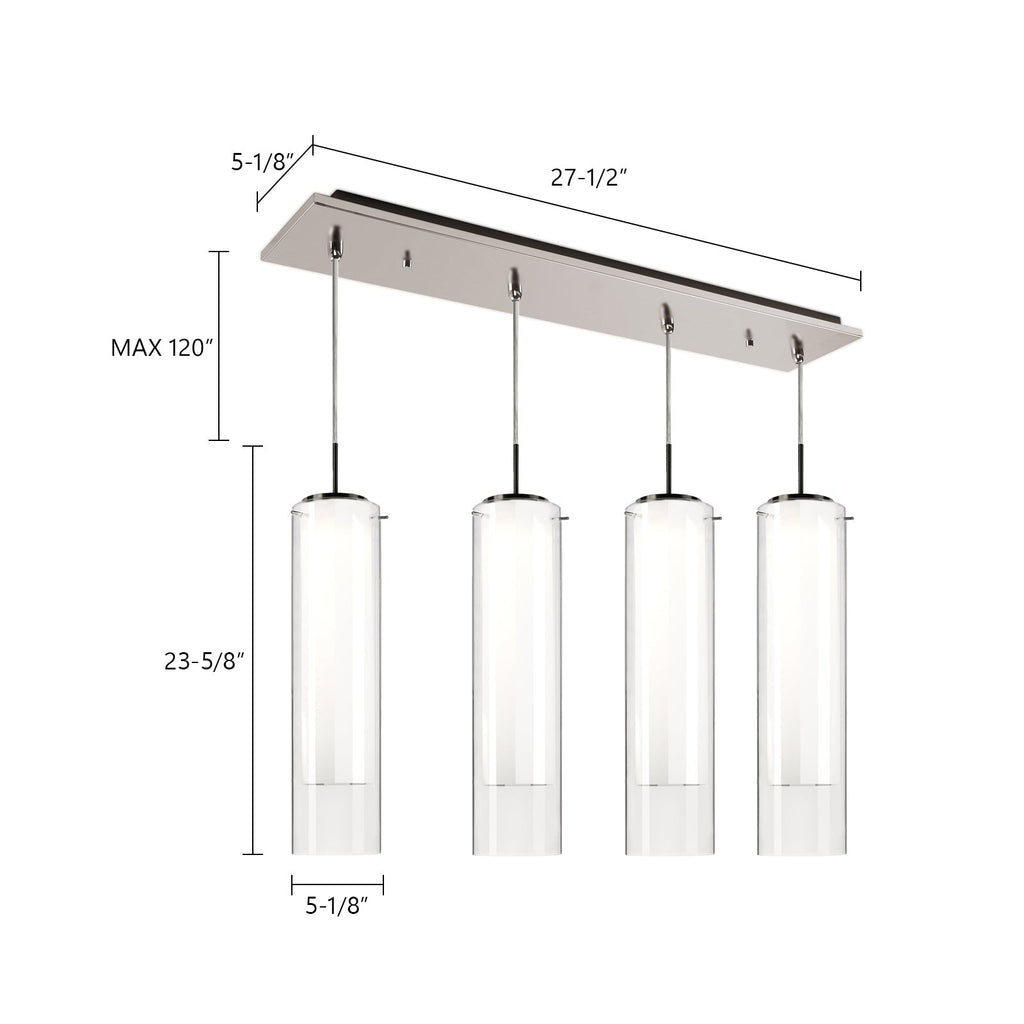 Verona 5-in 4 Head Multi Pendant