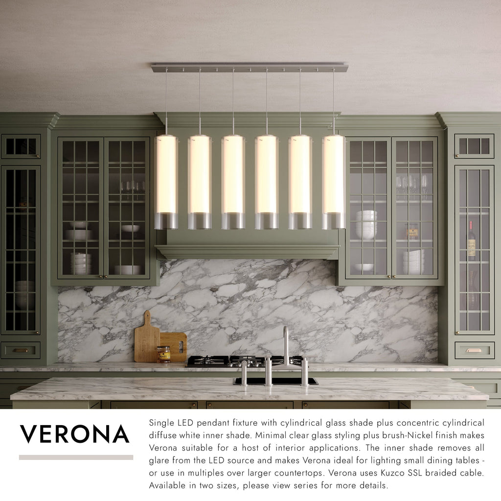 Verona 5-in 6 Head Multi Pendant