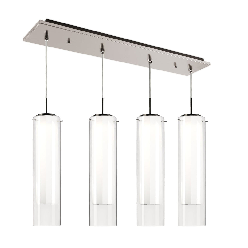 Verona 5-in 4 Head Multi Pendant — Brushed Nickel