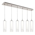 Verona 5-in 6 Head Multi Pendant — Brushed Nickel