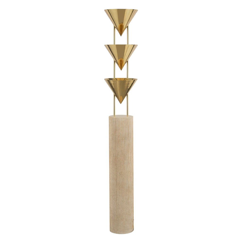Versus 67-in Floor Lamp — Patina Brass