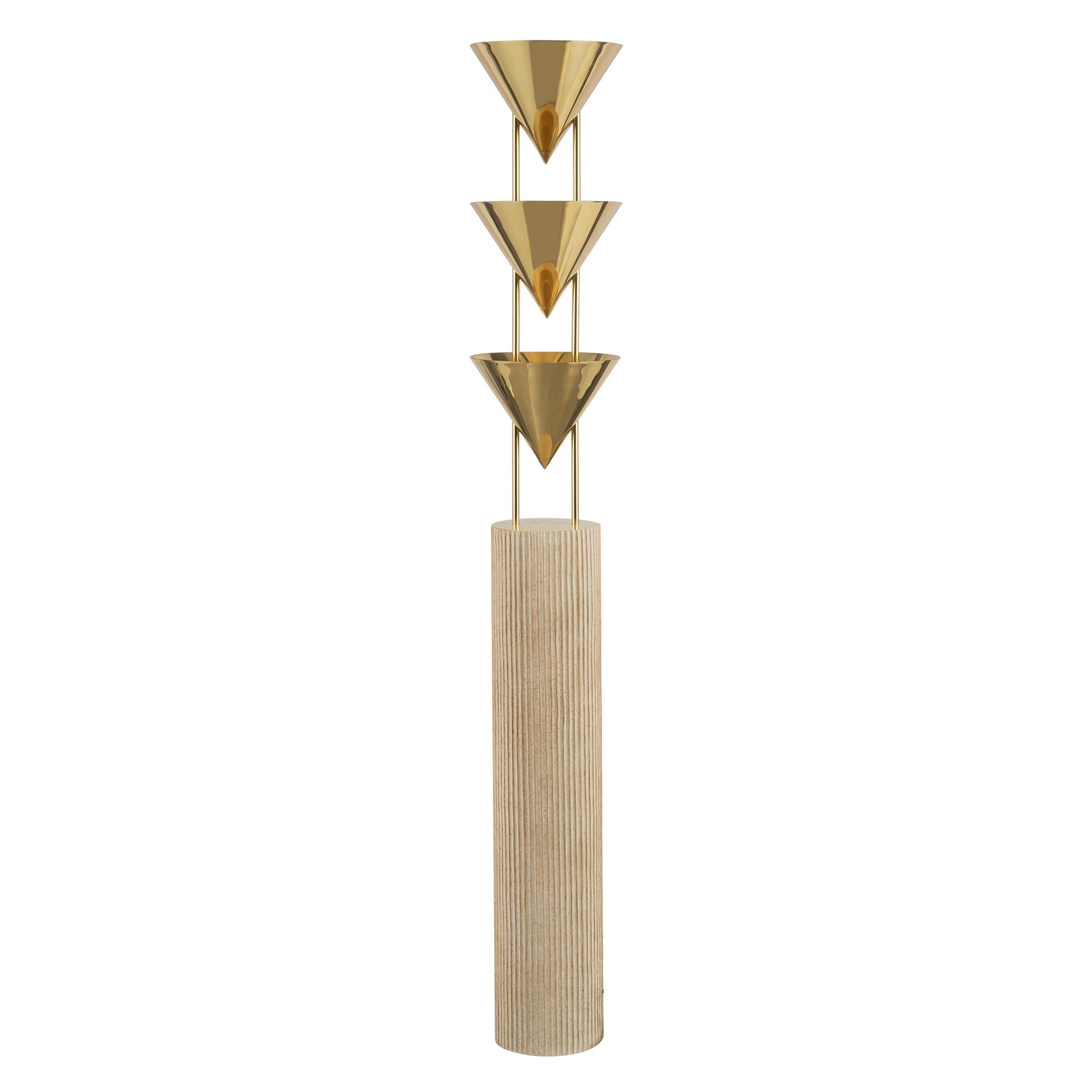 Versus 67-in Floor Lamp — Patina Brass