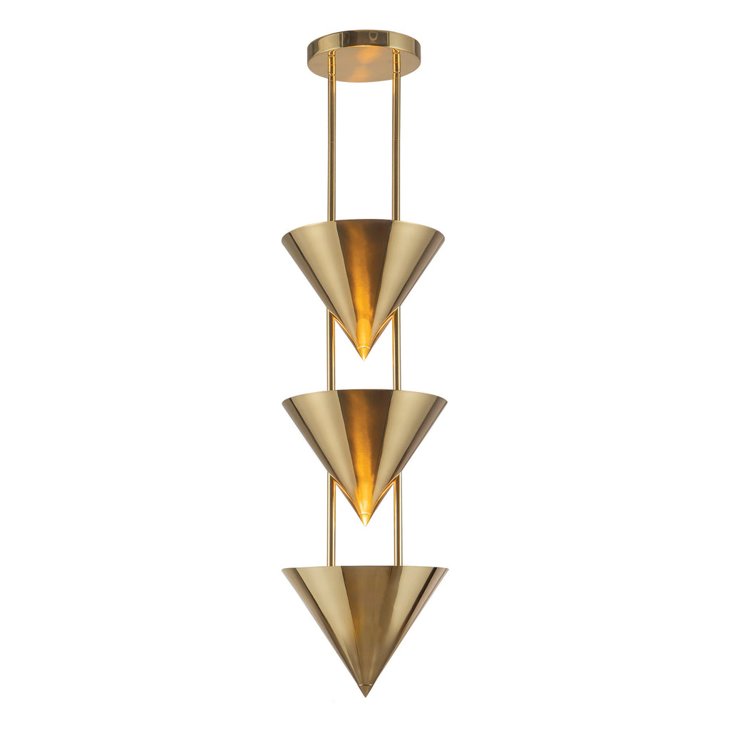 Versus 28-in Pendant — Patina Brass