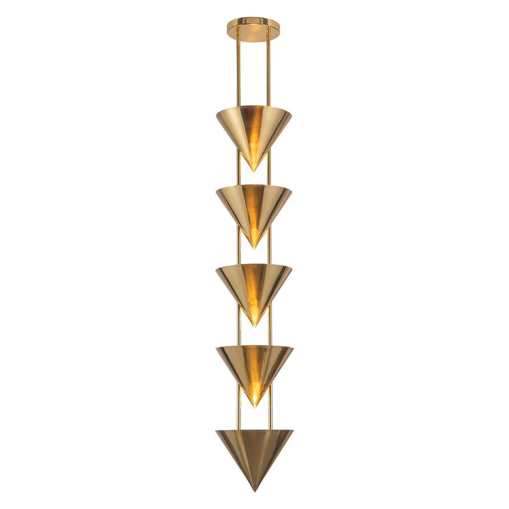 Versus 48-in Pendant — Patina Brass