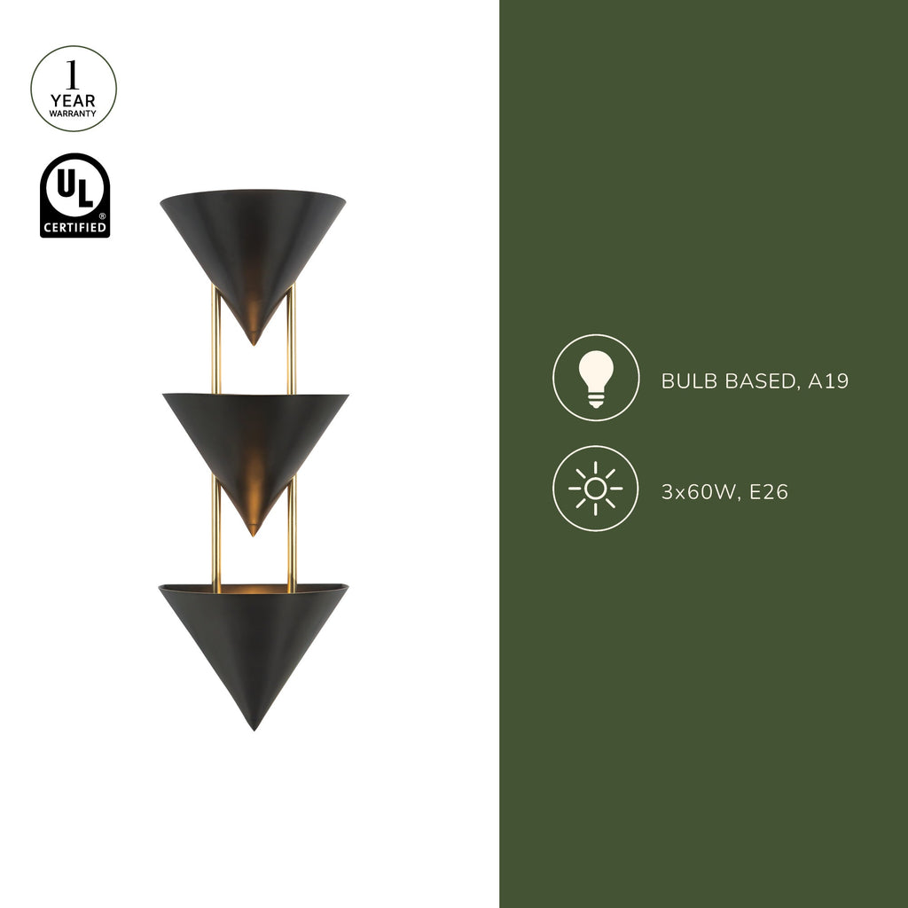 Versus 28-in Wall Sconce