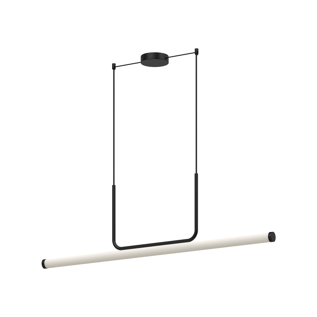 Vesper 48-in Linear Pendant — Black