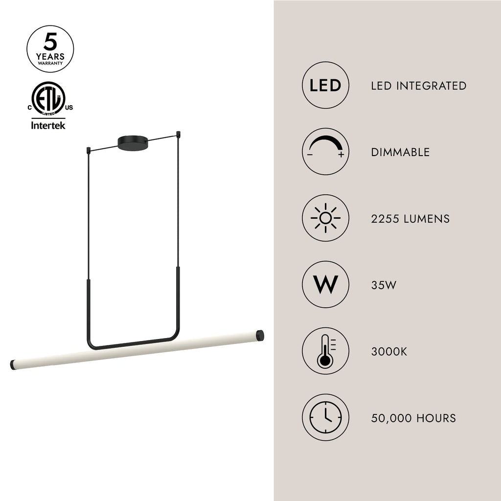 Vesper 48-in Linear Pendant