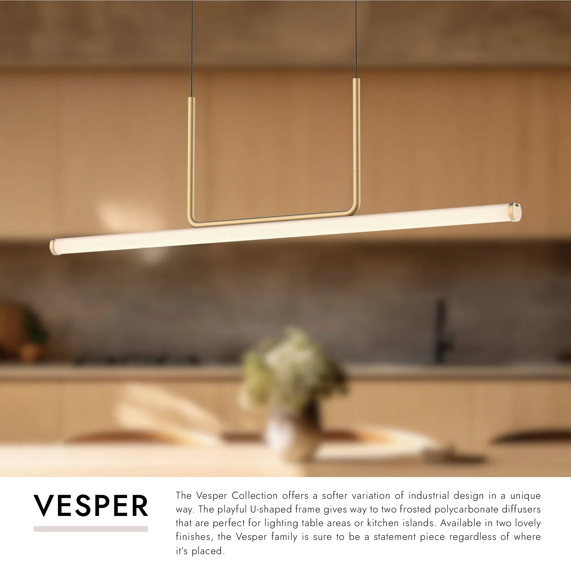 Vesper 48-in Linear Pendant