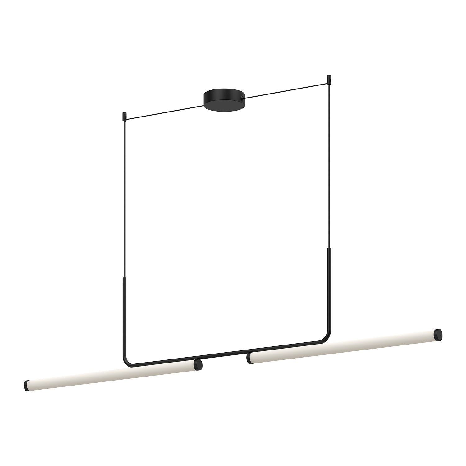 Vesper 73-in Linear Pendant — Black