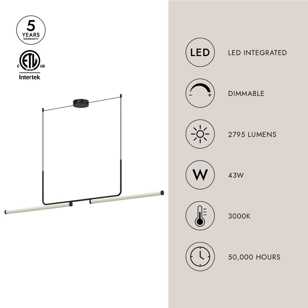 Vesper 73-in Linear Pendant