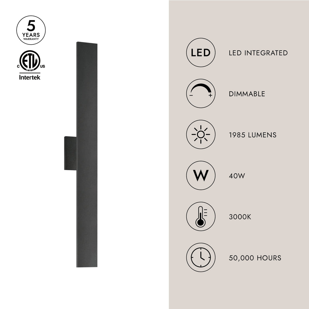 Vesta 36-in All-terior Wall Light