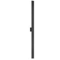 Vesta 72-in All-terior Wall Light — Black
