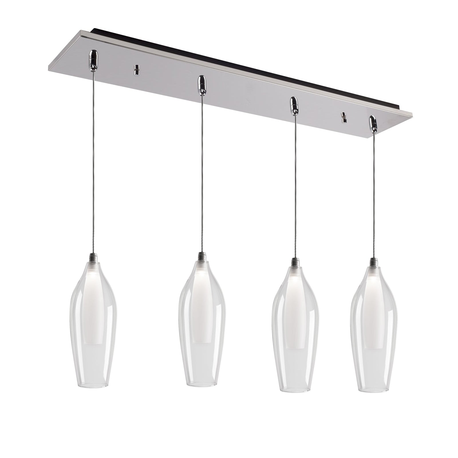 Victoria 4-in 4 Head Multi Pendant — Chrome