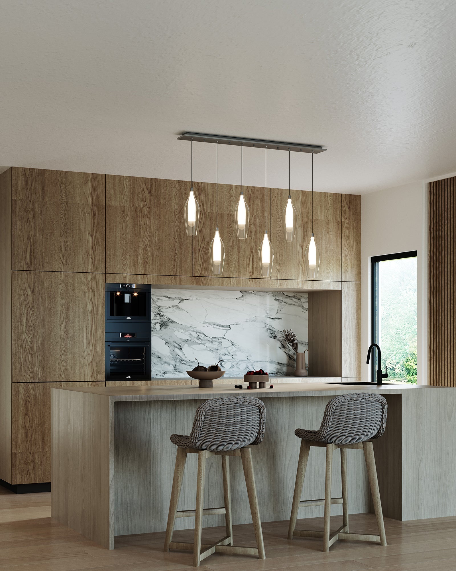 Victoria 4-in 6 Head Multi Pendant