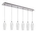 Victoria 4-in 6 Head Multi Pendant — Chrome