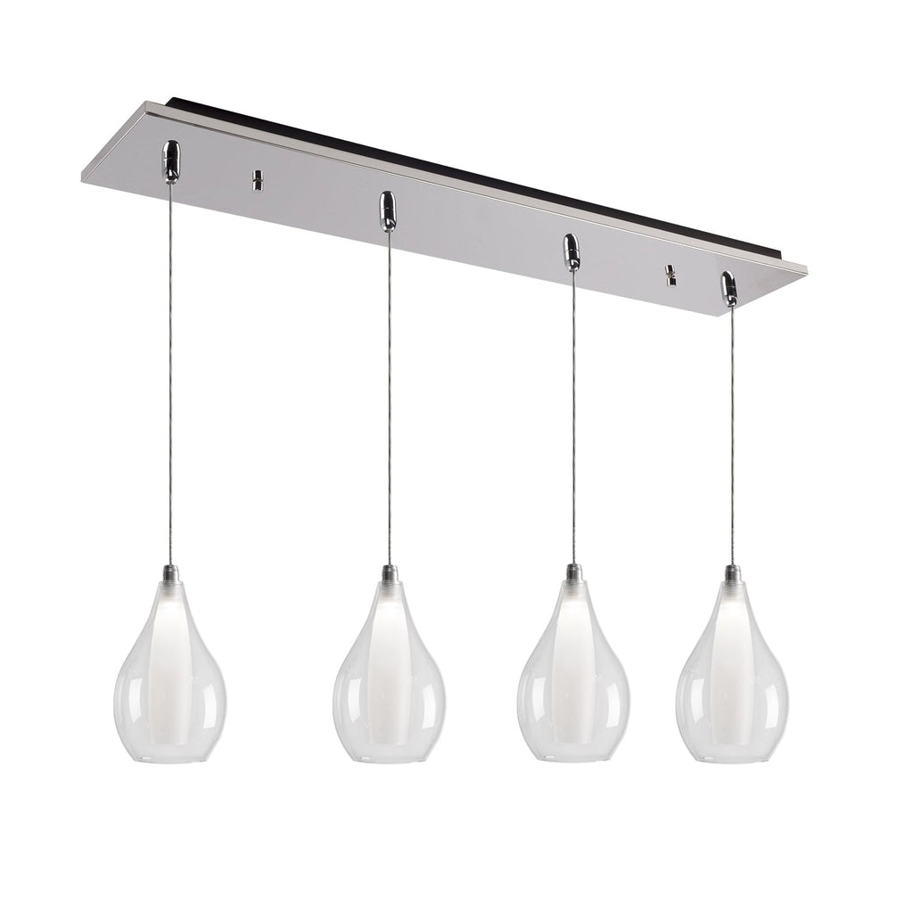 Victoria 5-in 4 Head Multi Pendant — Chrome