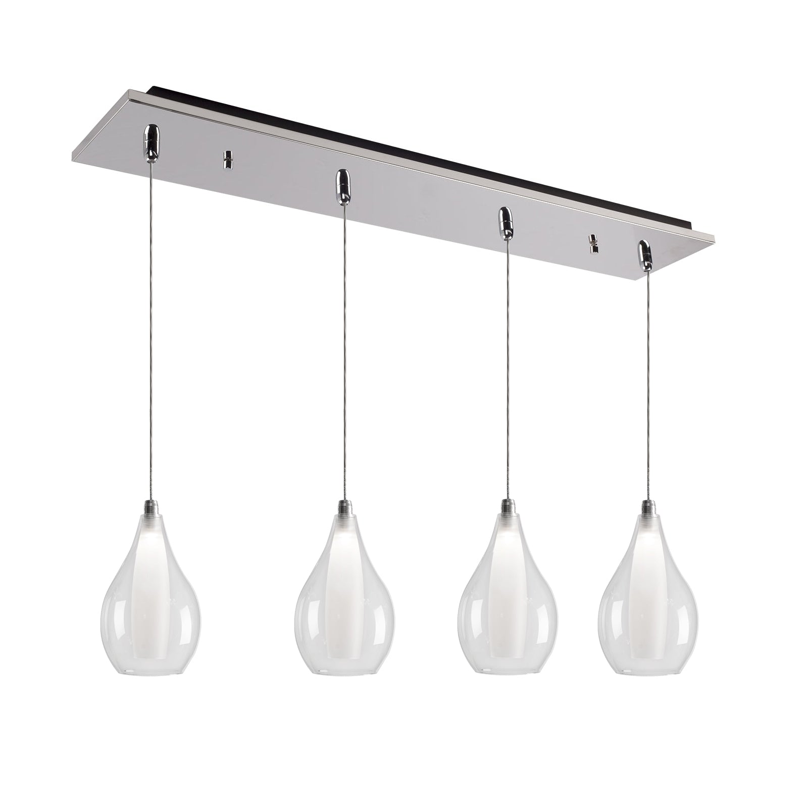 Victoria 5-in 4 Head Multi Pendant — Chrome