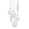 Victoria 6 Head Multi Pendant — Chrome