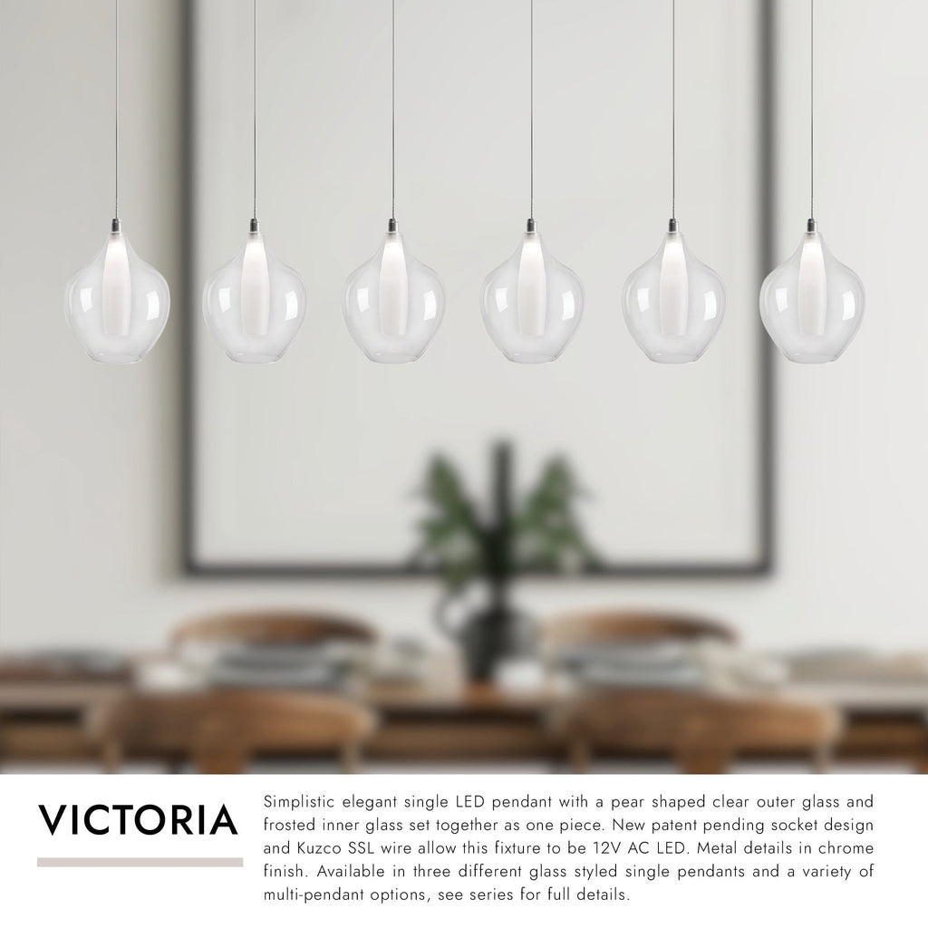 Victoria 7-in 6 Head Multi Pendant