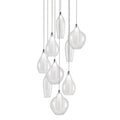 Victoria 9 Head Multi Pendant — Chrome