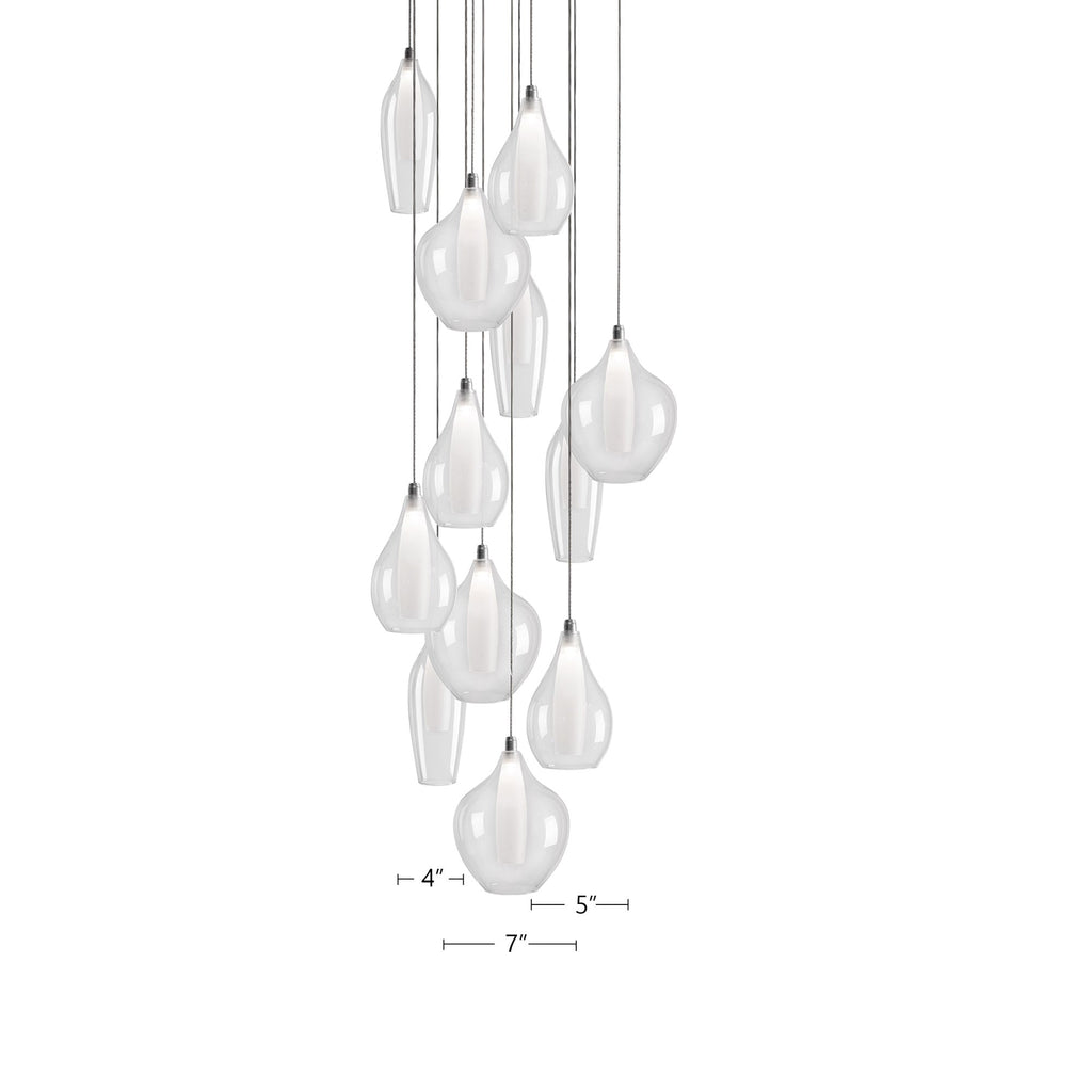 Victoria 12 Head Multi Pendant
