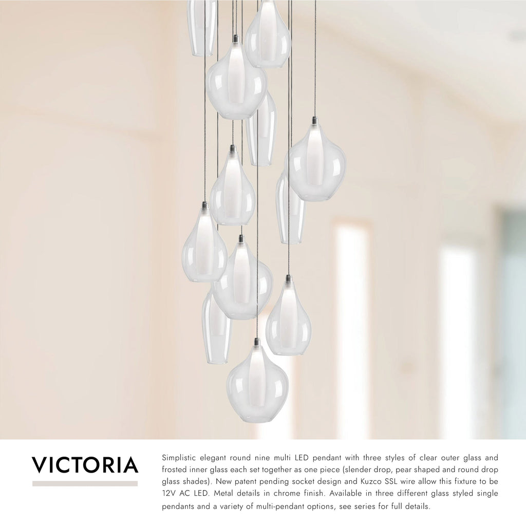 Victoria 12 Head Multi Pendant