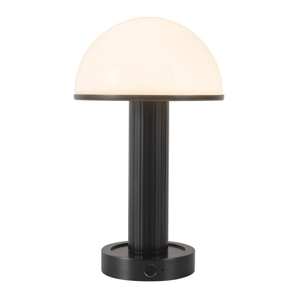 Vienna 5-in Table Lamp — Urban Bronze/Glossy Glass