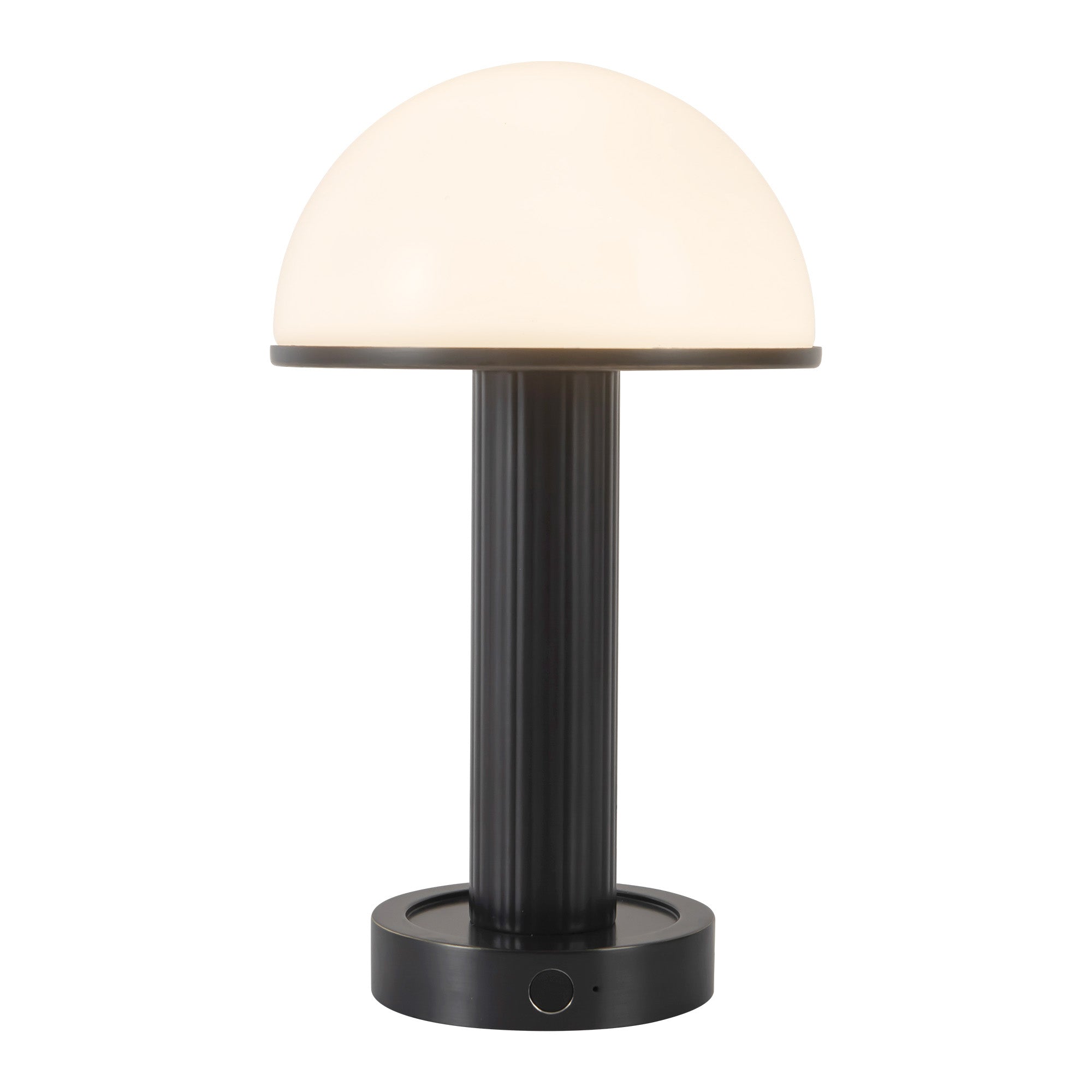 Vienna 5-in Table Lamp — Urban Bronze/Glossy Glass