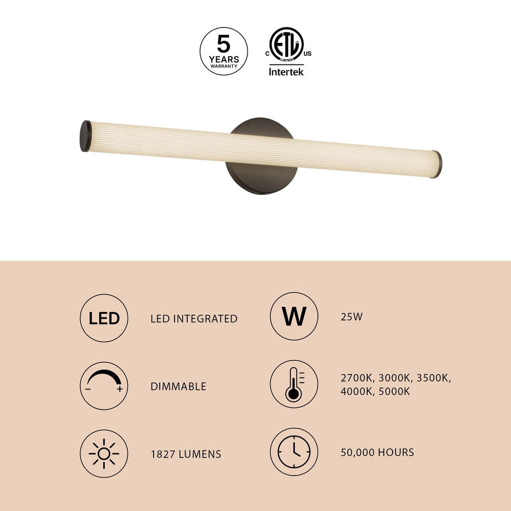 Vire 24-in Wall/Vanity Light
