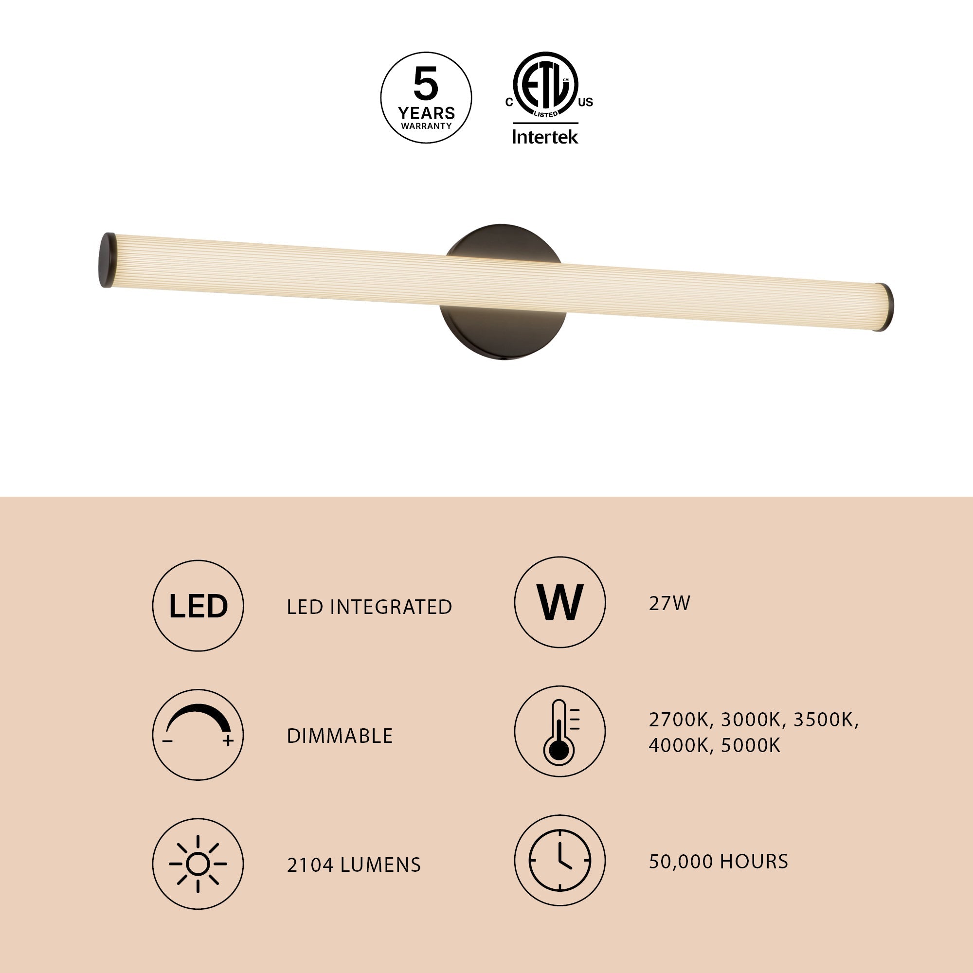 Vire 30-in Wall/Vanity Light