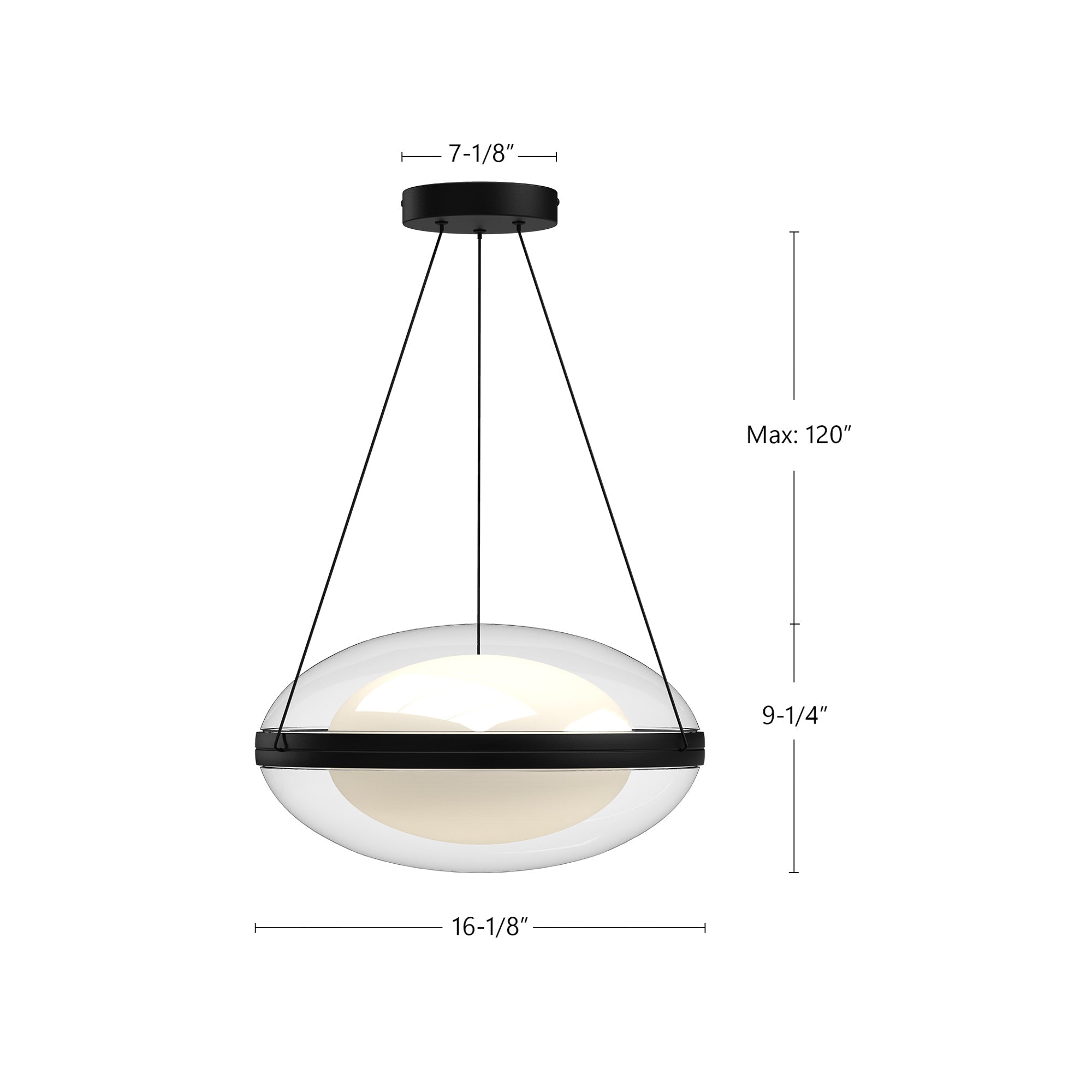 Virgo 16-in Pendant